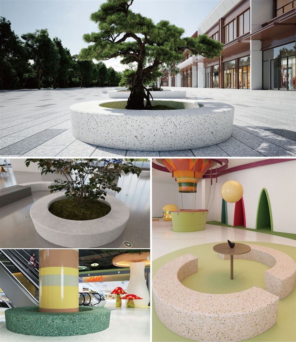 terrazzo garden table